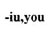 you